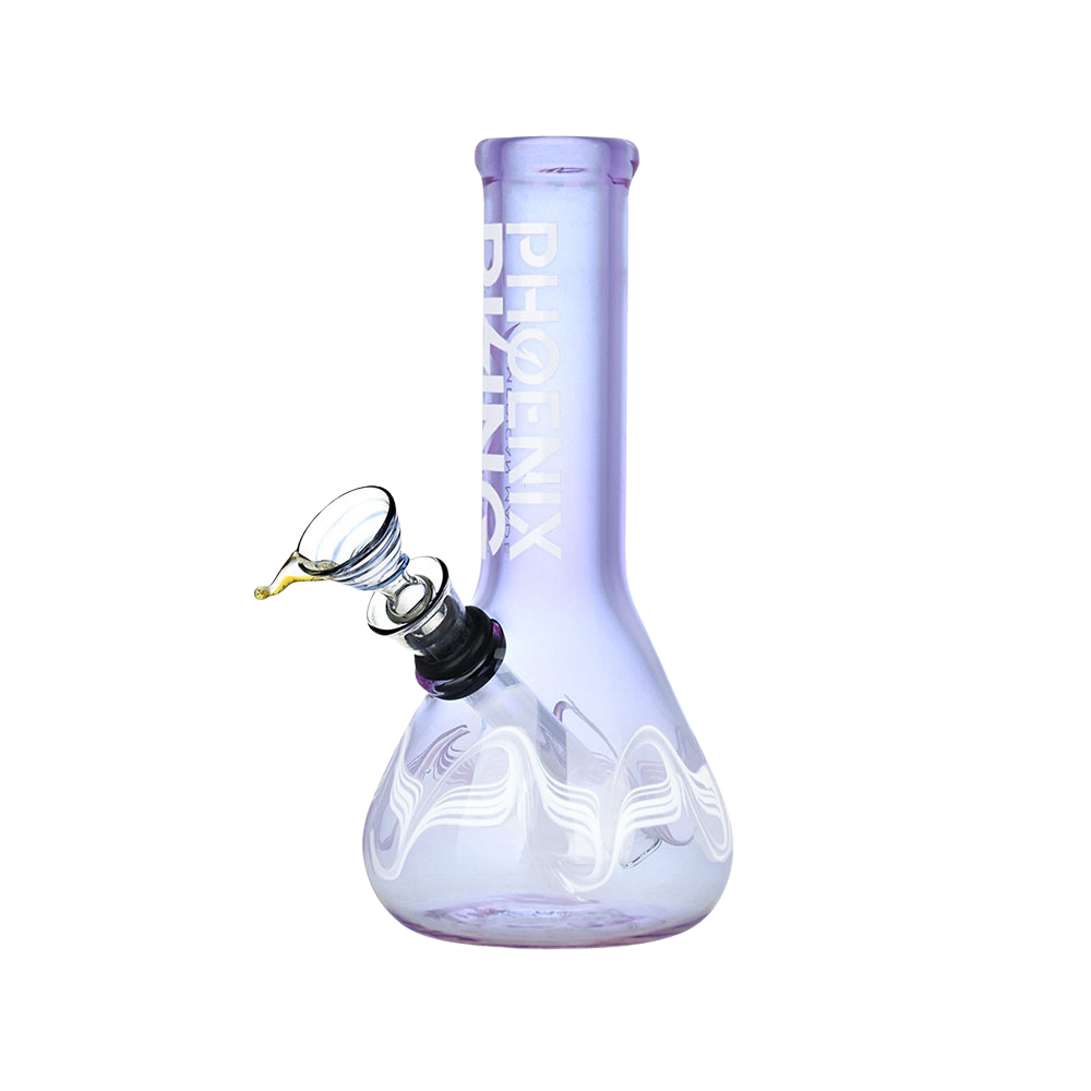 Phoenix Rising Beaker Base Bong | Purple