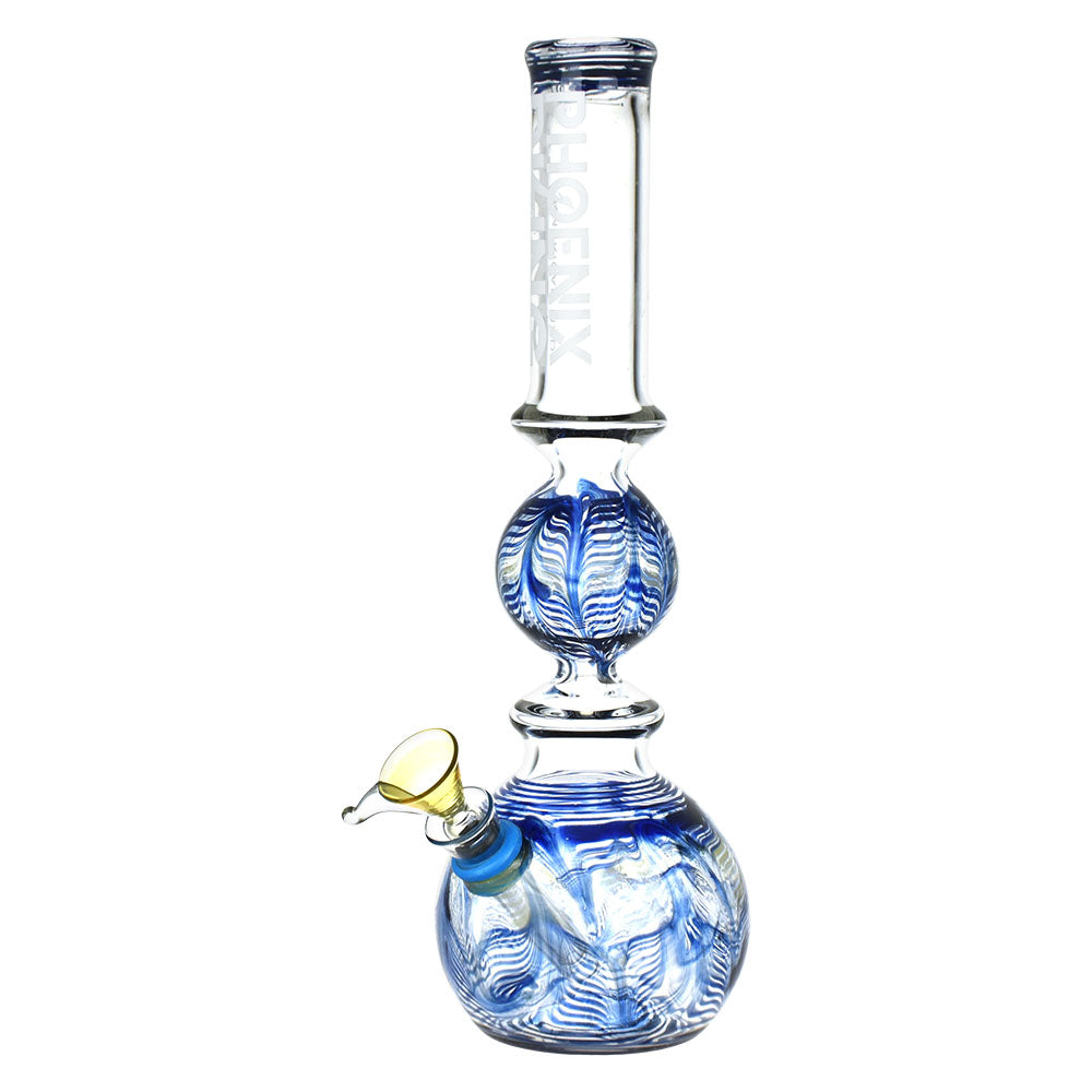 Phoenix Rising Bubble Ball Bong | Blue