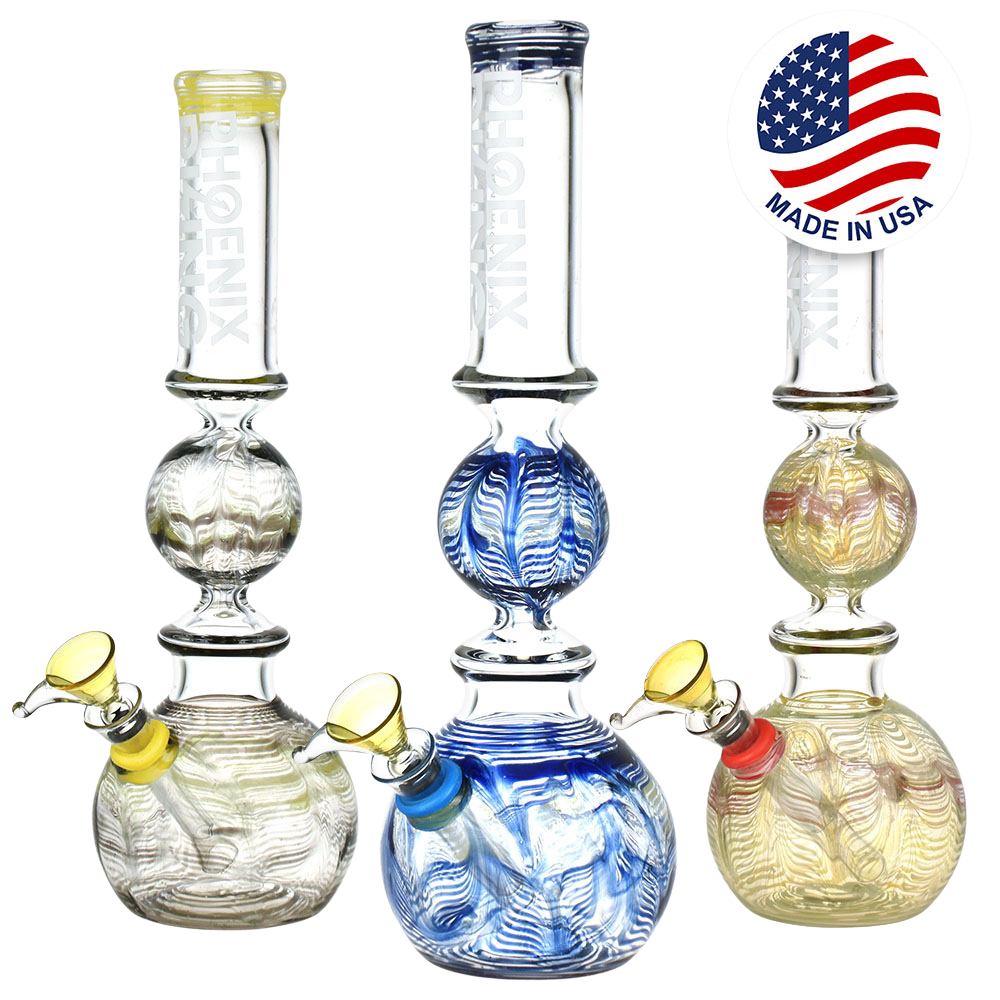 Phoenix Rising Bubble Ball Bong | American Made Glass - Pulsar Pulsar Shop Phoenix Rising Bubble Ball Bong | American Made Glass - Pulsar Pulsar Shop