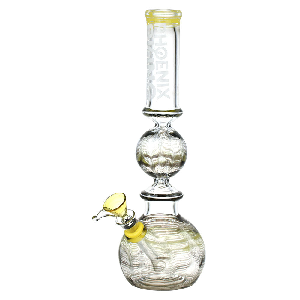 Phoenix Rising Bubble Ball Bong | Yellow