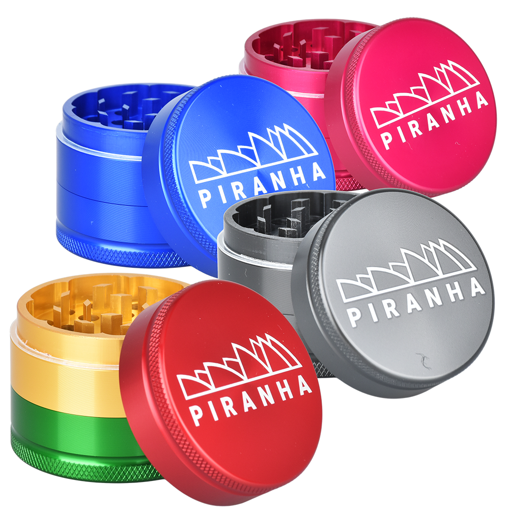 Piranha Aluminum Grinder | 3pc | 2" | Group