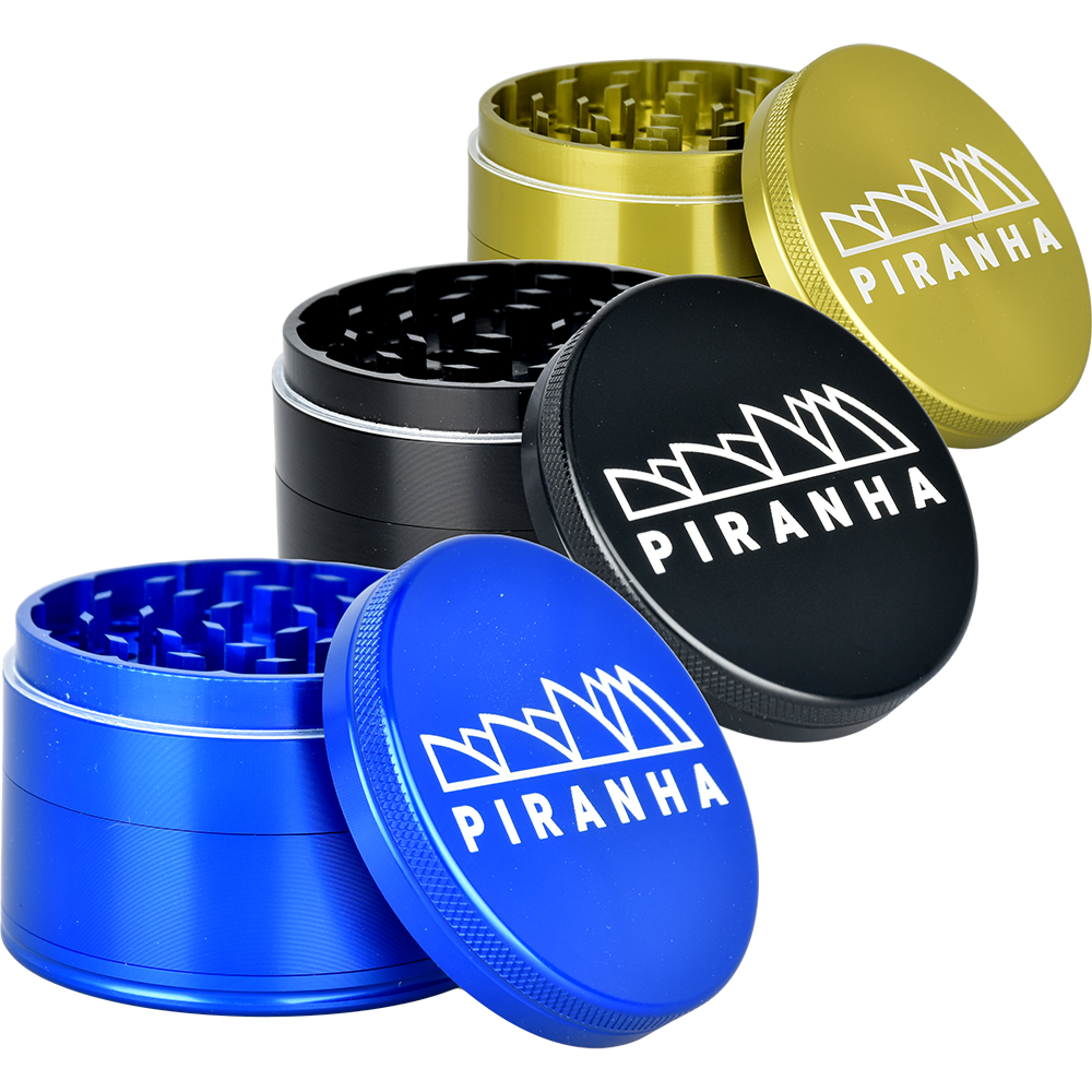 Piranha Aluminum Grinder | 4pc | 2.5" | Group