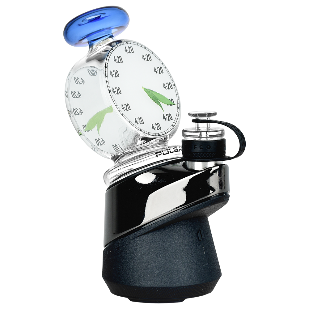 Pulsar 4:20 Timepiece Rig for Puffco Peak Series | View with Vaporizer