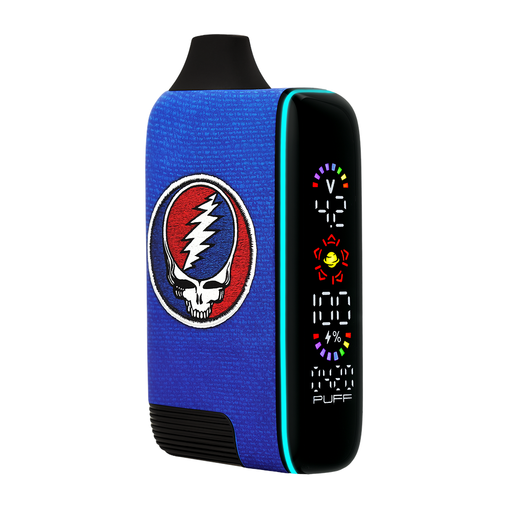 Pulsar 510 DL 5.0 Auto-Draw Vape Bar | Grateful Dead Patchwork Stealie