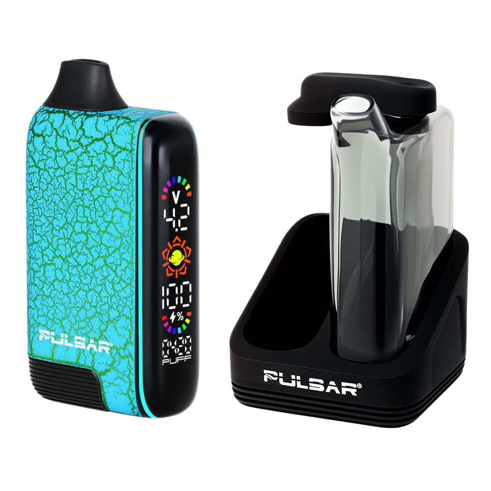 Pulsar 510 DL 5.0 Vape Bar & Dab Station Kit | Crackle Series | Calcite Rupture