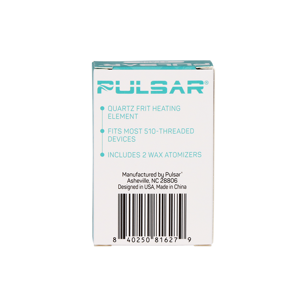 Pulsar 510 Wax Atomizer | Packaging | Back View
