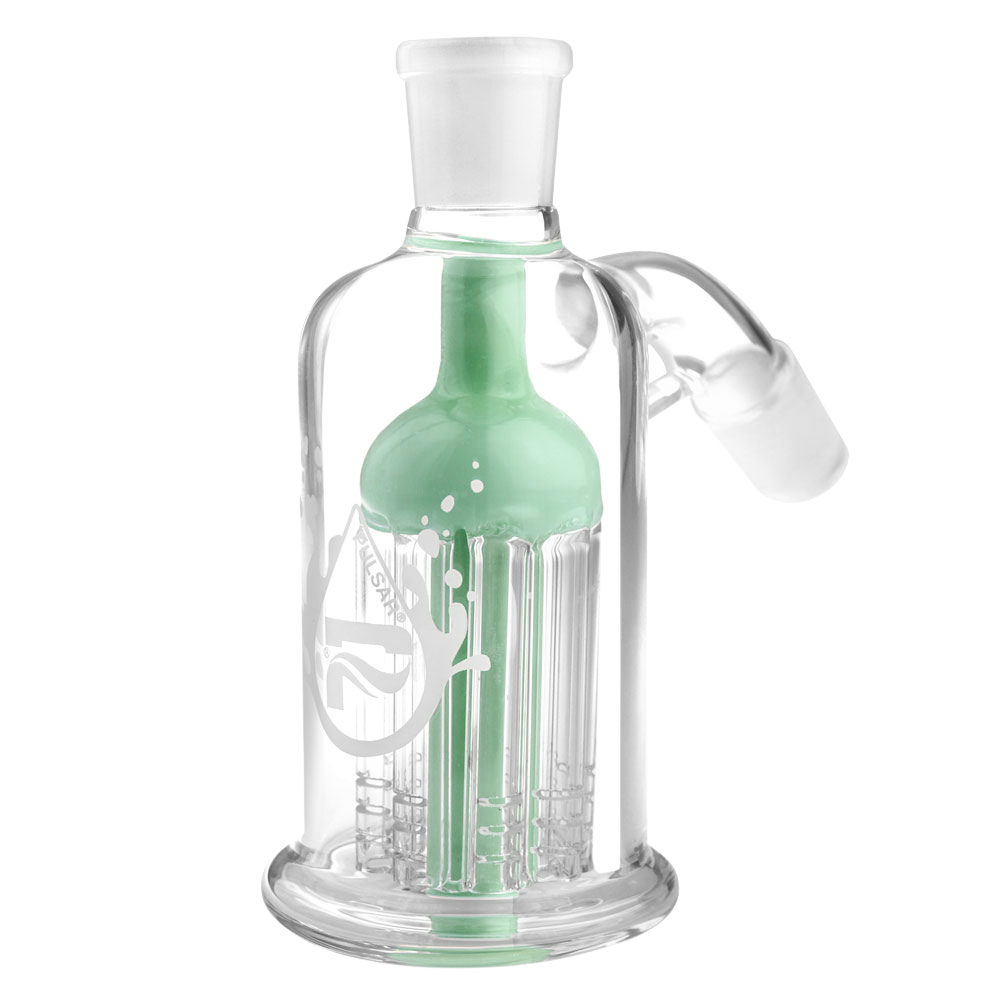 Pulsar 8 Arm Ash Catcher | 45 Degree | Green