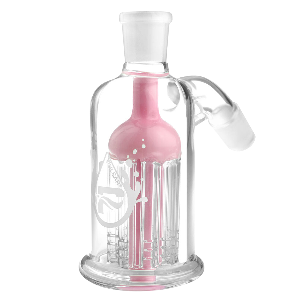 Pulsar 8 Arm Ash Catcher | 45 Degree | Pink