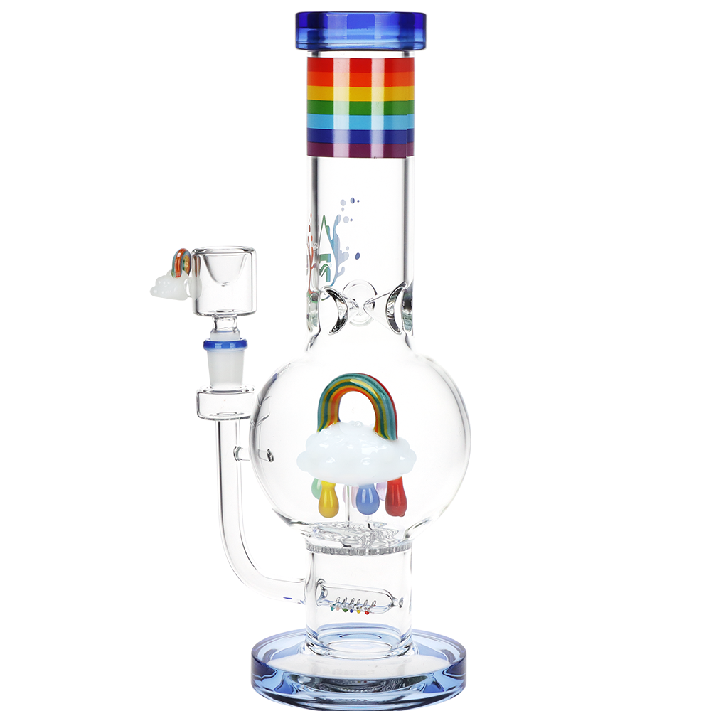 Pulsar Acid Rainbows Bubble Bong | Back View