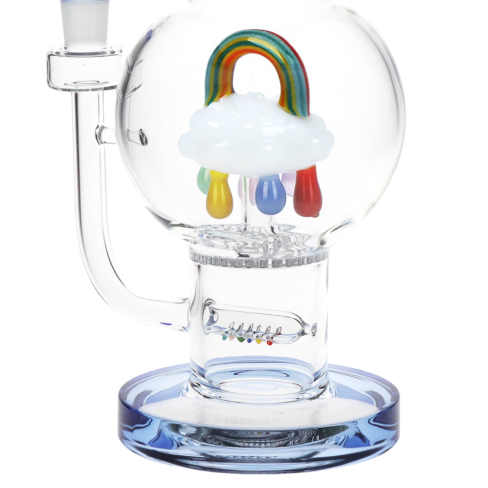 Pulsar Acid Rainbows Bubble Bong | Chamber Close View