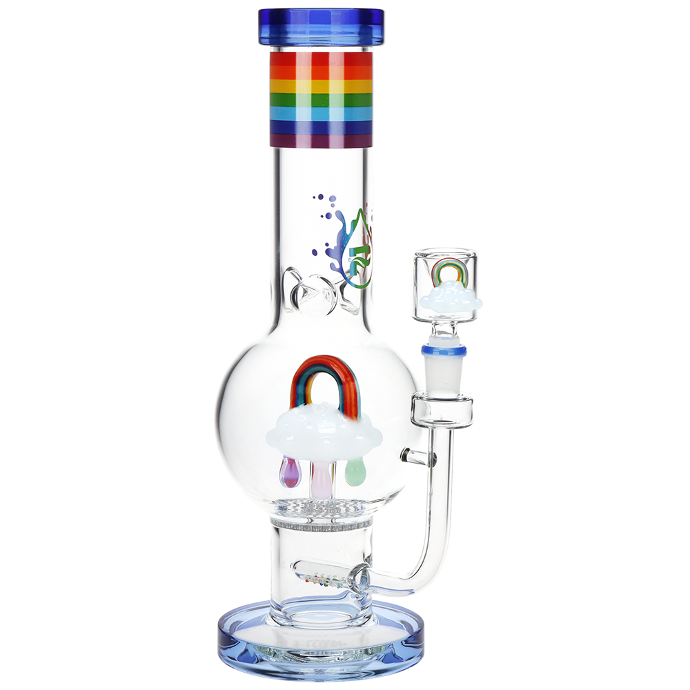 Pulsar Acid Rainbows Bubble Bong | Front View