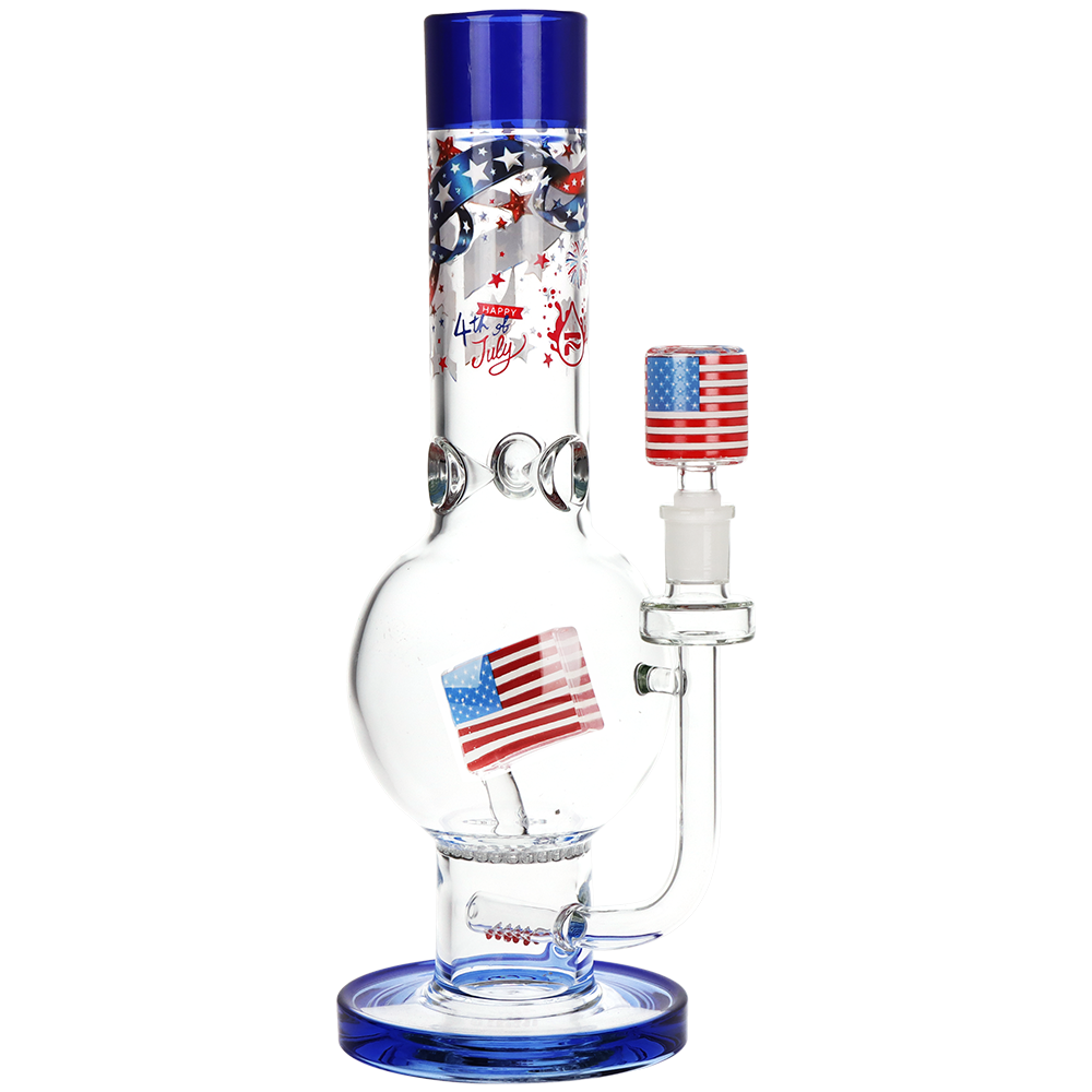 Pulsar American Flag Bubble Bong | Front View