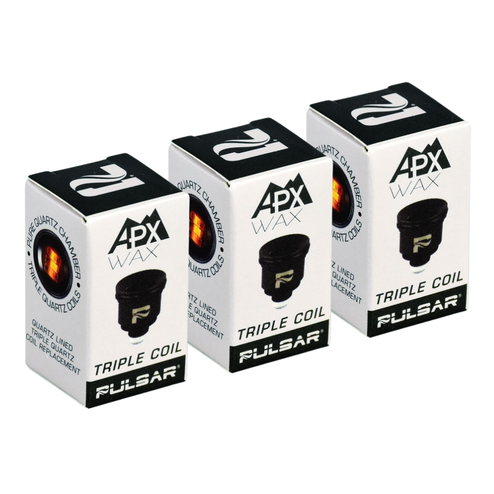 Pulsar APX Wax V3 Replacement Triple Quartz Coil Atomizer | 3 Coils