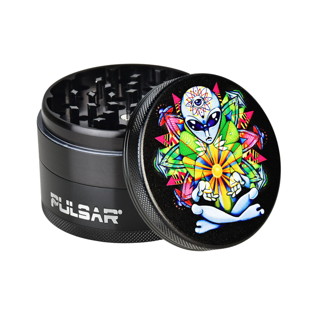 Pulsar Artist Series Grinder | Psychedelic Alien