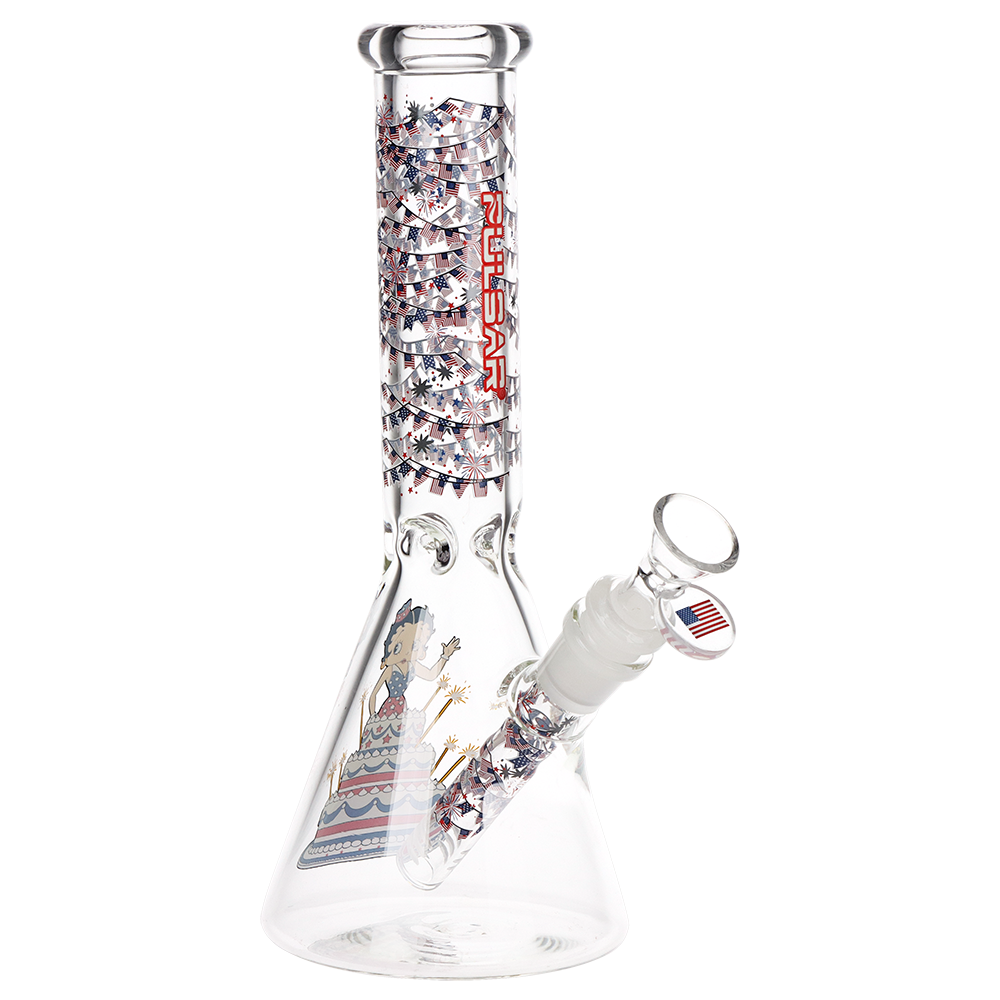 Pulsar Betty Cake Beaker Bong | Front View
