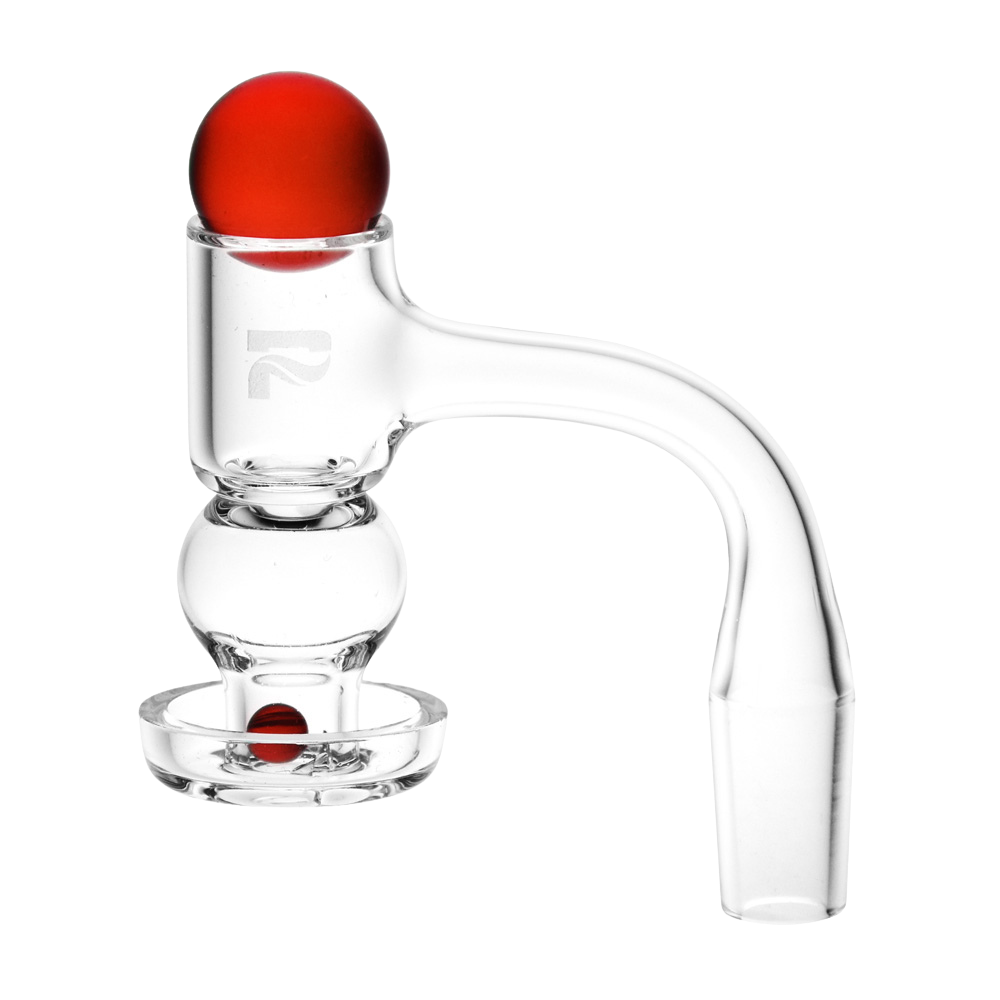 Pulsar Bubble Barrel Terp Slurper Banger Set | Red
