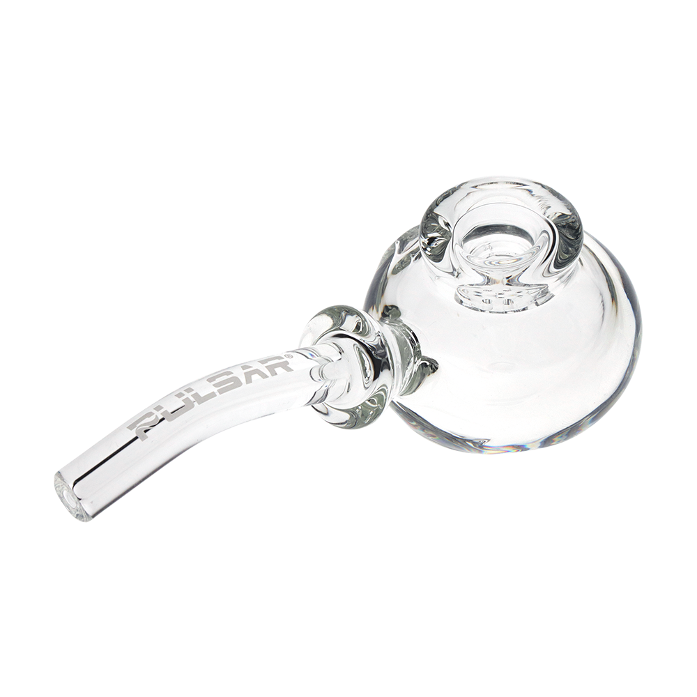 Pulsar Buxom Sherlock Hand Pipe | Top Bent Stem View