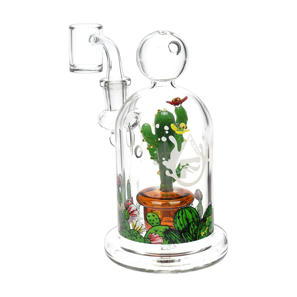 Pulsar Cactus Terrarium Dab Rig | Back View