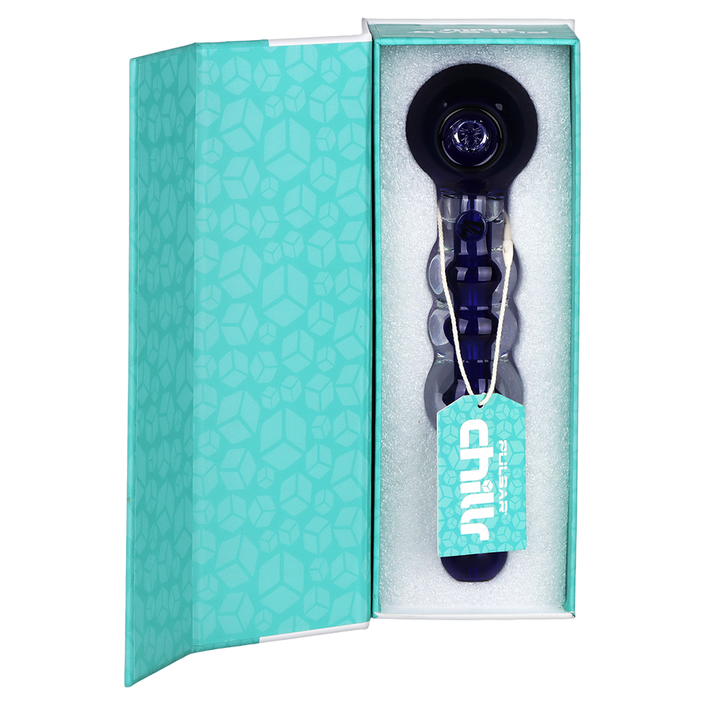 Pulsar Chillr Glycerin Hand Pipe | Packaging Open View