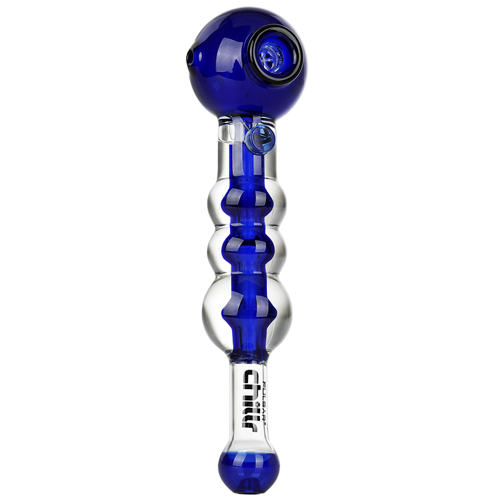 Pulsar Chillr Glycerin Hand Pipe | Carb Hole View