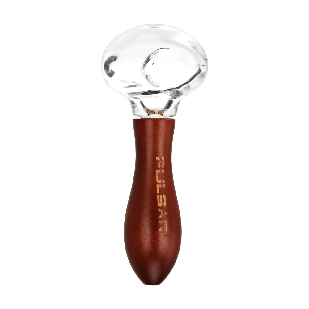Pulsar Coalescence Beechwood Spoon Pipe | Built In Carb Hole