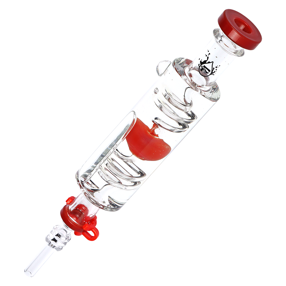 Pulsar Cold Hearted Glycerin Dab Straw | Angled View