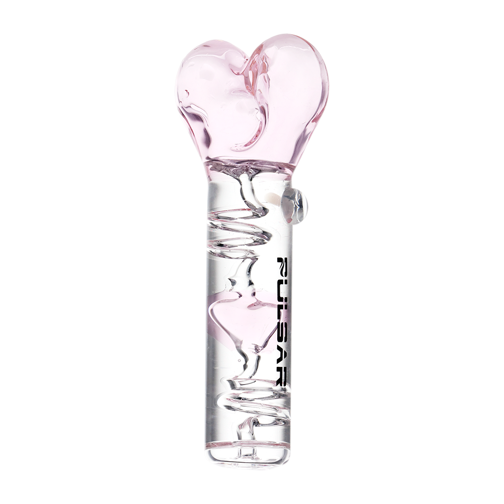 Pulsar Cold Hearted Glycerin Hand Pipe | Back View