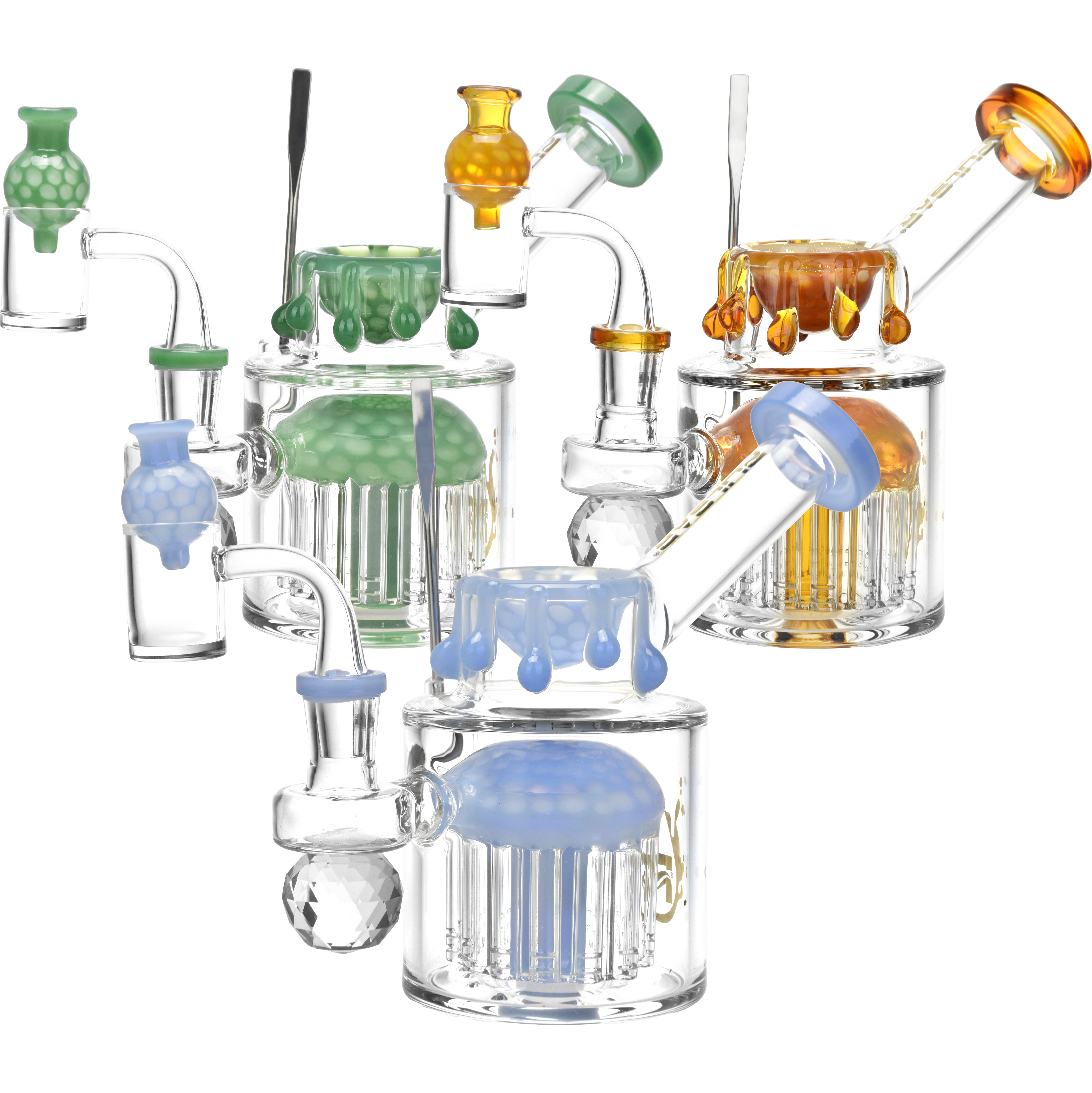 Day Drippin' Dab Rig Set | Mini Rig, Carb Cap, Dab Tool & Dish