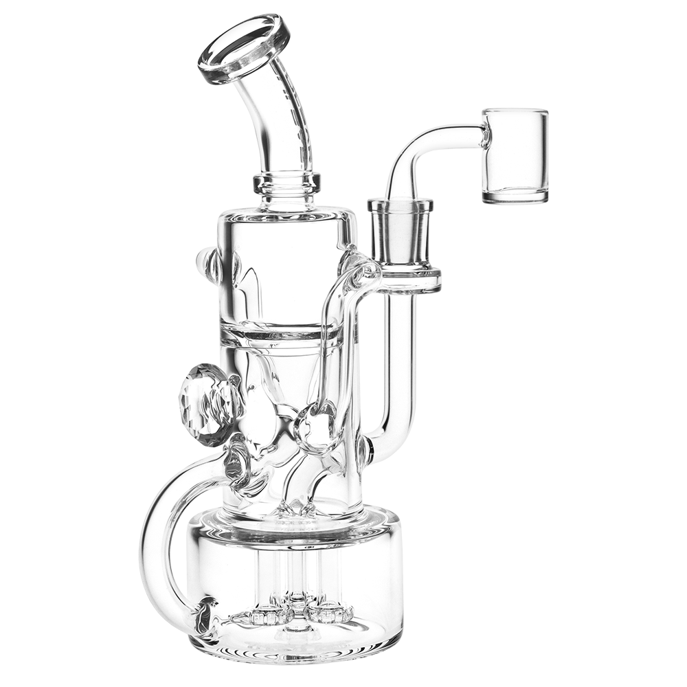 Pulsar Debonair Diamond Recycler Dab Rig | Side View