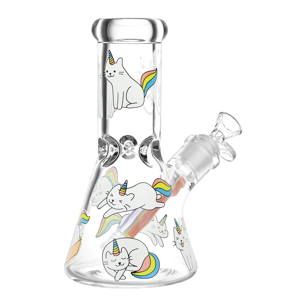 Pulsar Design Series Beaker Bong | Caticorns | Back View