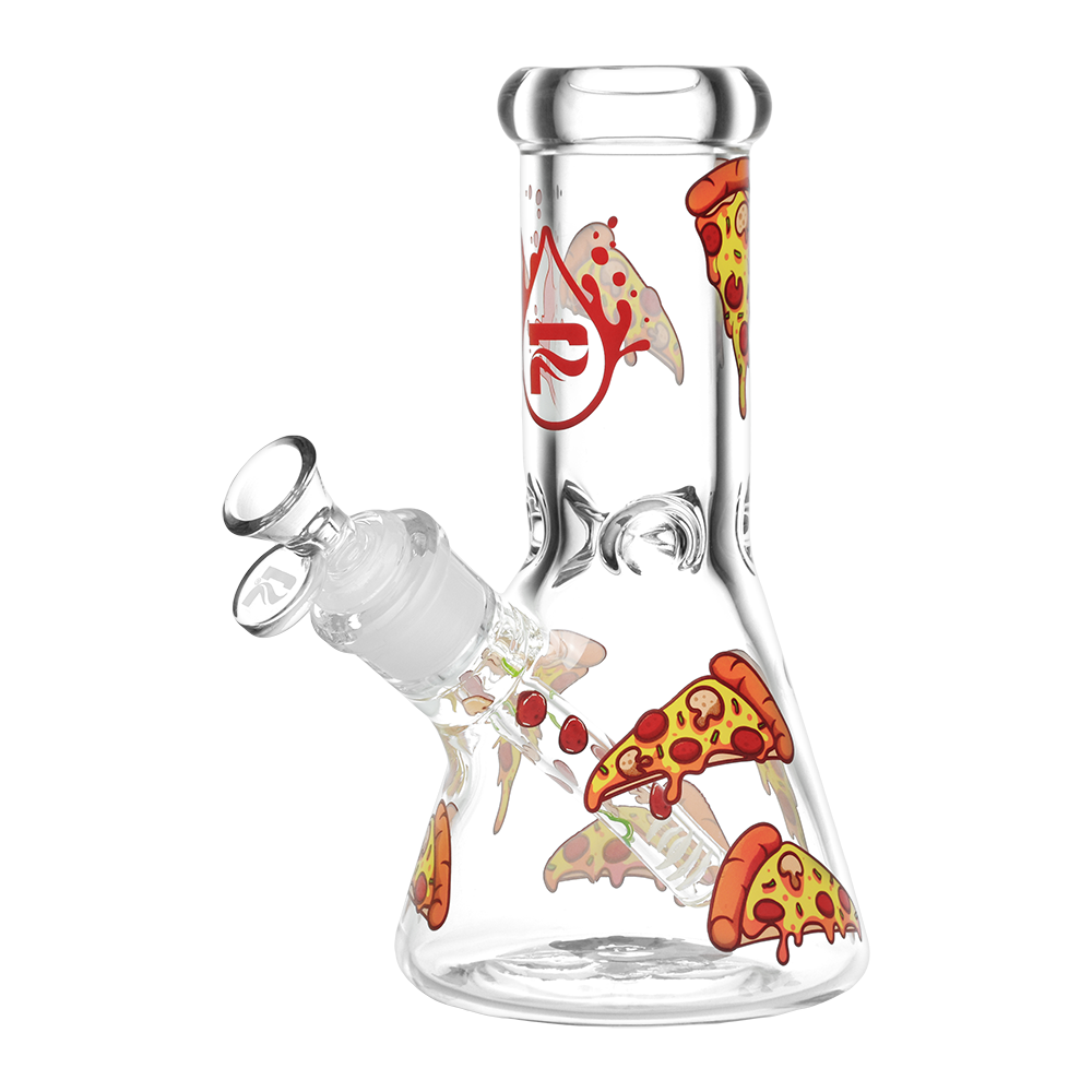 Pulsar Design Series Beaker Bong | Pizza | Front View