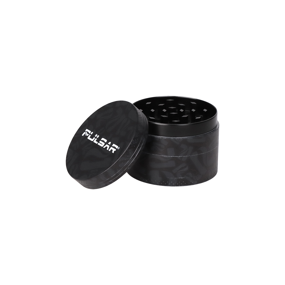 Pulsar Design Series Smoker's Travel Kit 2.0 | Logo Camo | 4 Piece Grinder