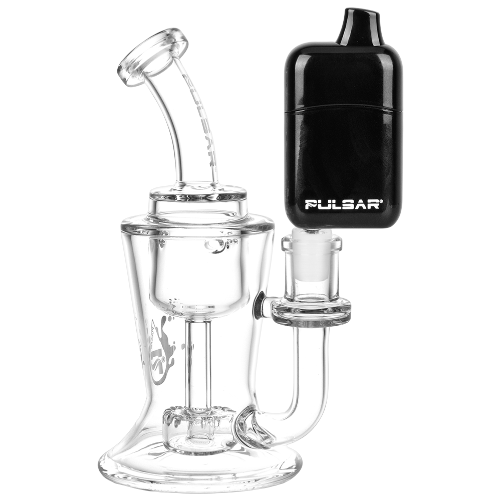 Pulsar DL Wax Vape Bar | View with Water Pipe