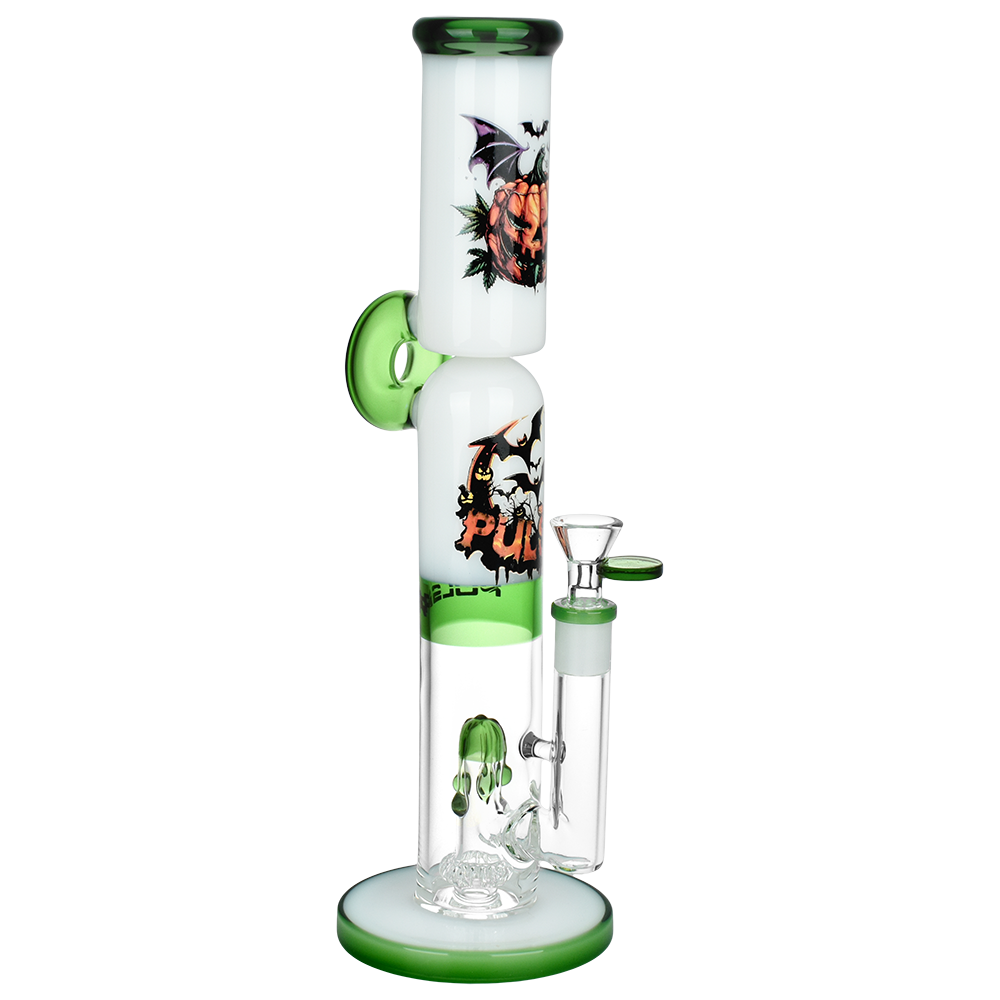 Pulsar Double Stacked Halloween Bong | Frontal View