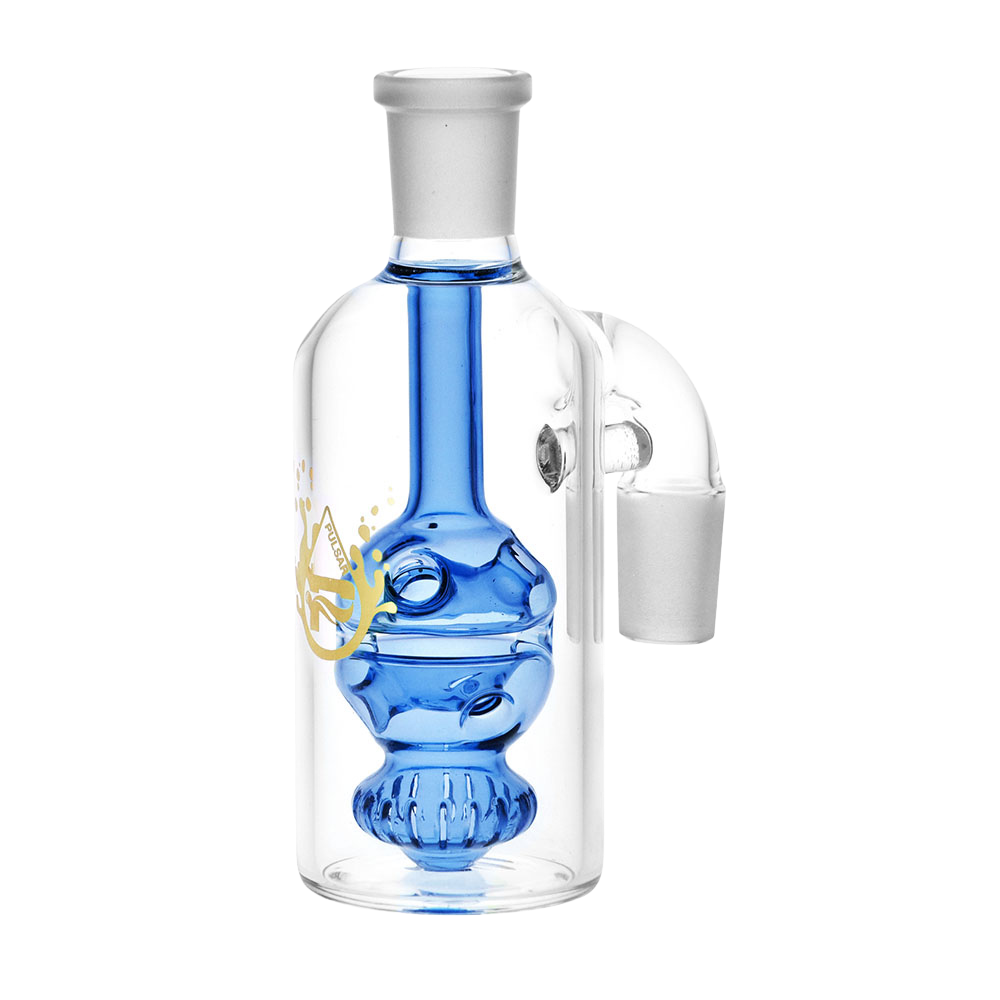 Pulsar Egg Perc Ash Catcher | 90 Degree | Blue