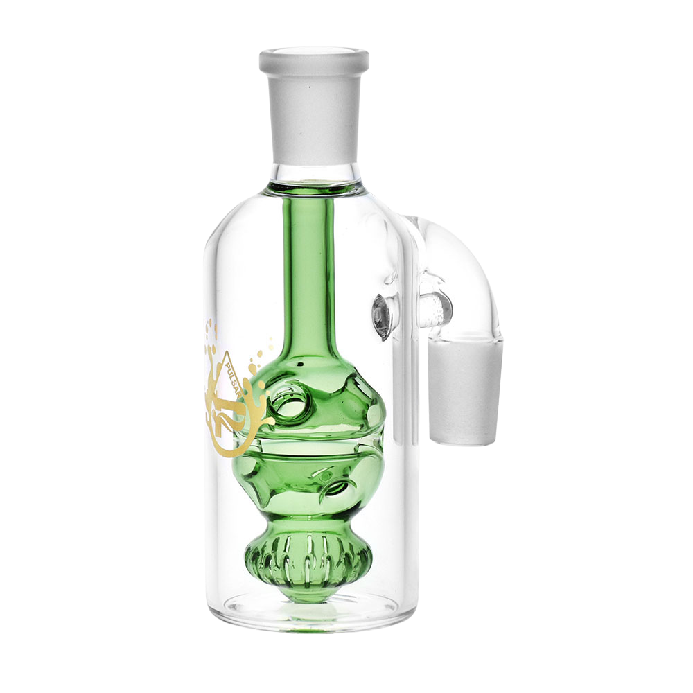 Pulsar Egg Perc Ash Catcher | 90 Degree | Green