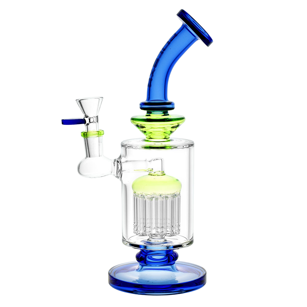 Pulsar Enchanting Tree Perc Bong | Blue Green