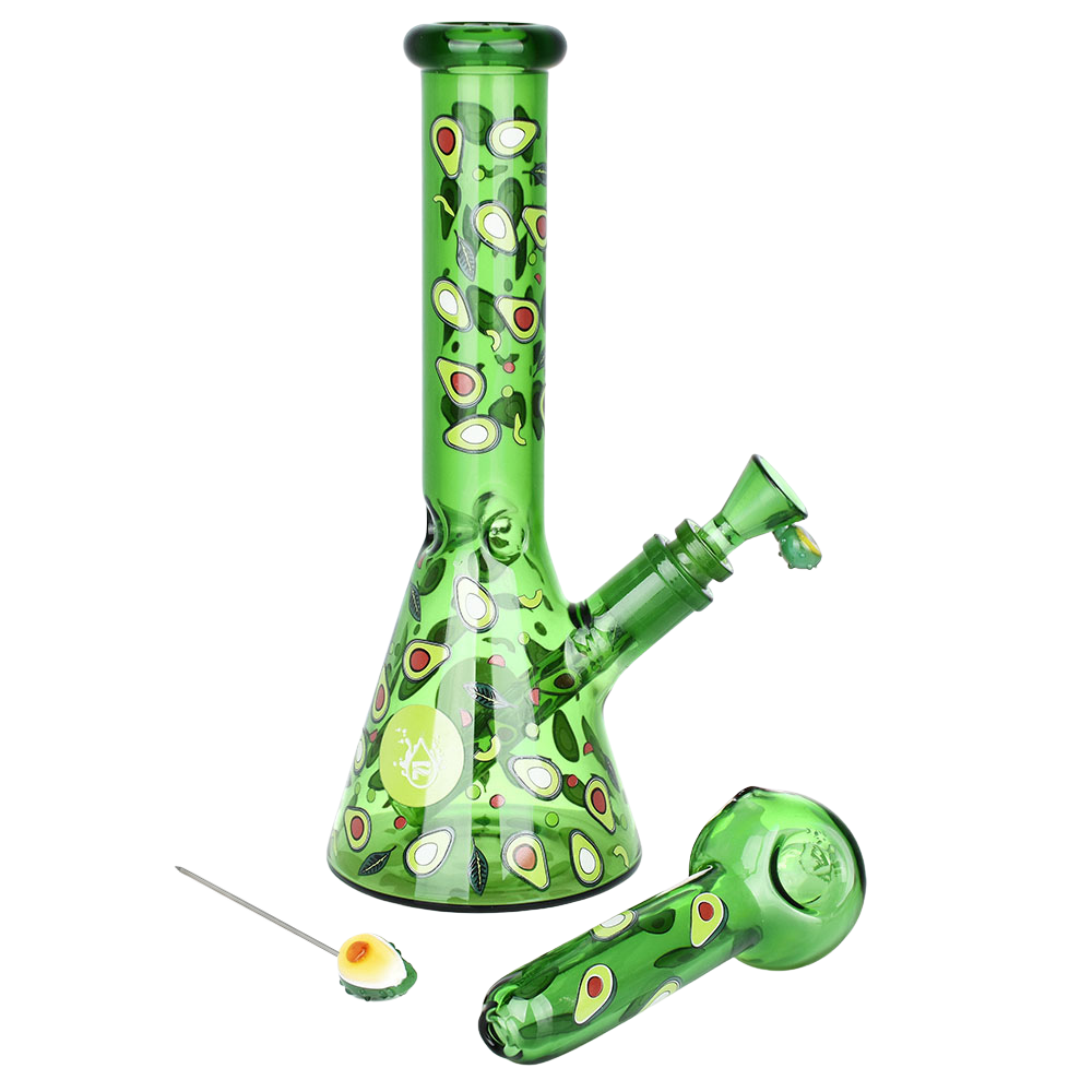 Pulsar Fruit Series Herb Pipe Duo | Avocado Gold