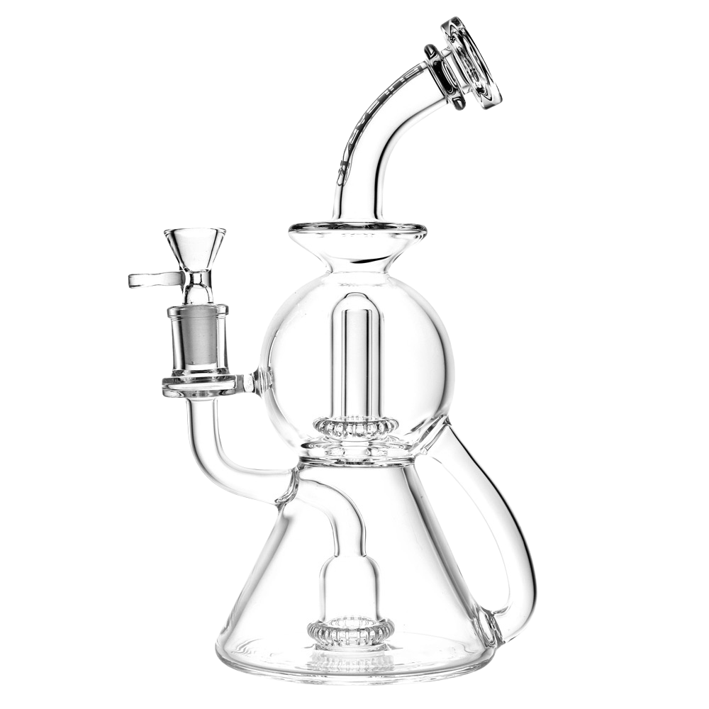 Pulsar Geometric Recycler Bong | Side View