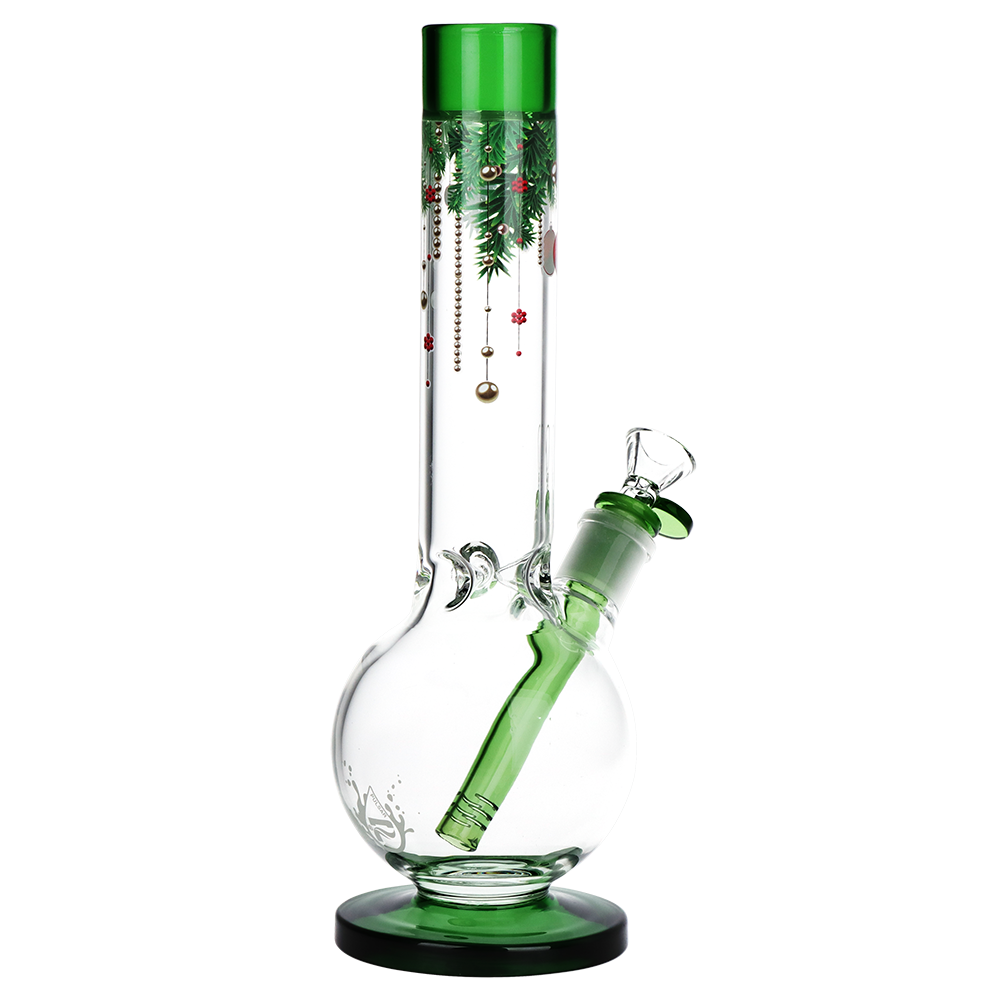 Pulsar Glistening Garland Bubble Bong | Back View