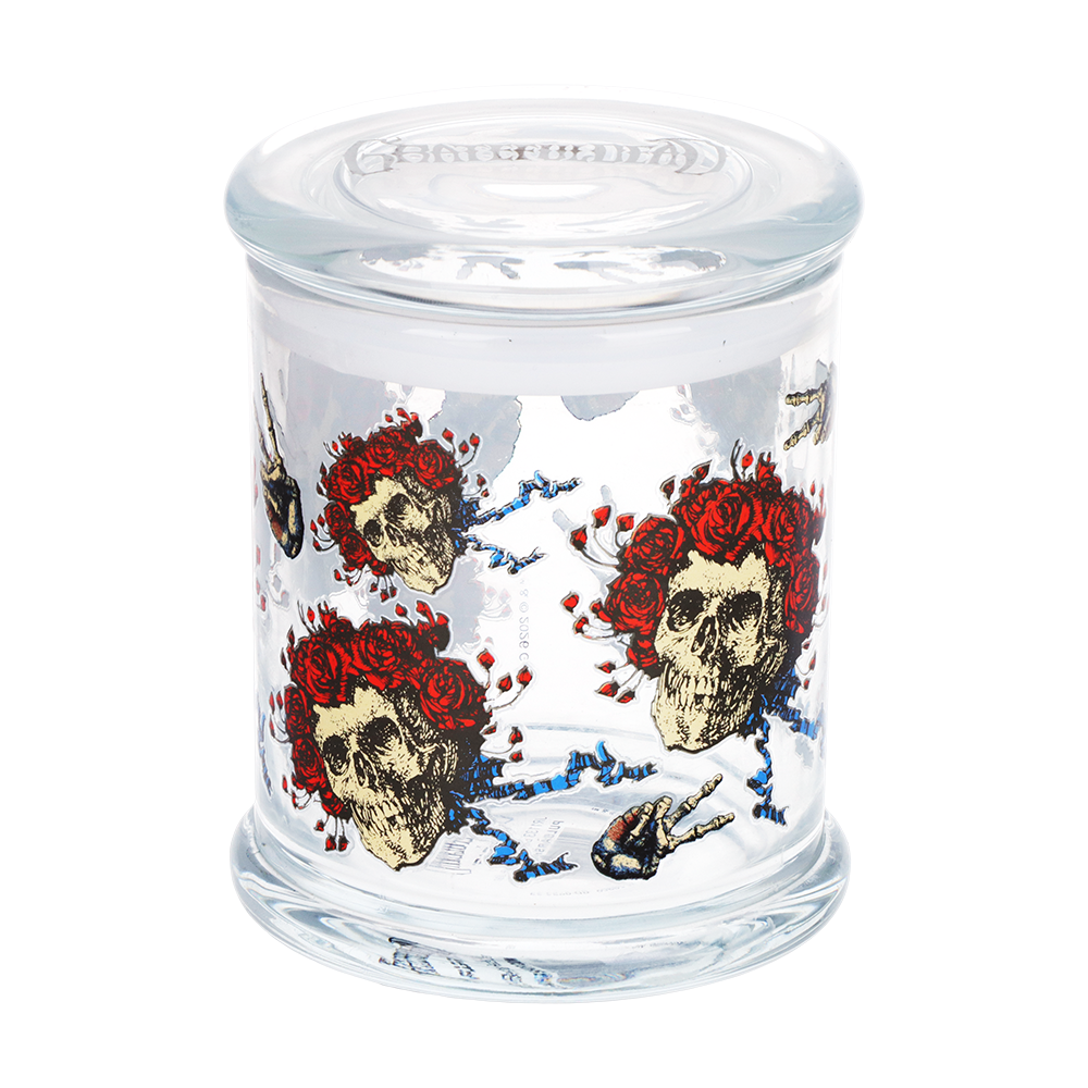 Grateful Dead x Pulsar Pop Top Jar | Bertha Peace | Front View