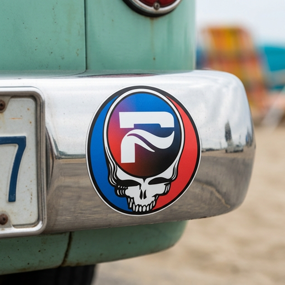 Grateful Dead x Pulsar Stealie Round Sticker