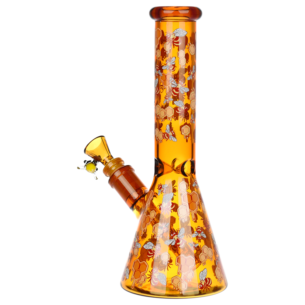 Pulsar Greatest Hits Series Herb Pipe Duo | Beez | Beaker Bong Back View