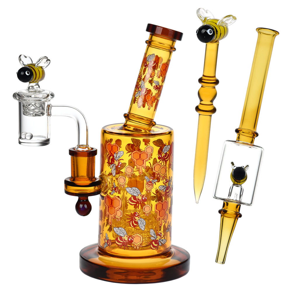 Beez Dab Rig & Vapor Straw Duo | Pulsar Glass Greatest Hits Series