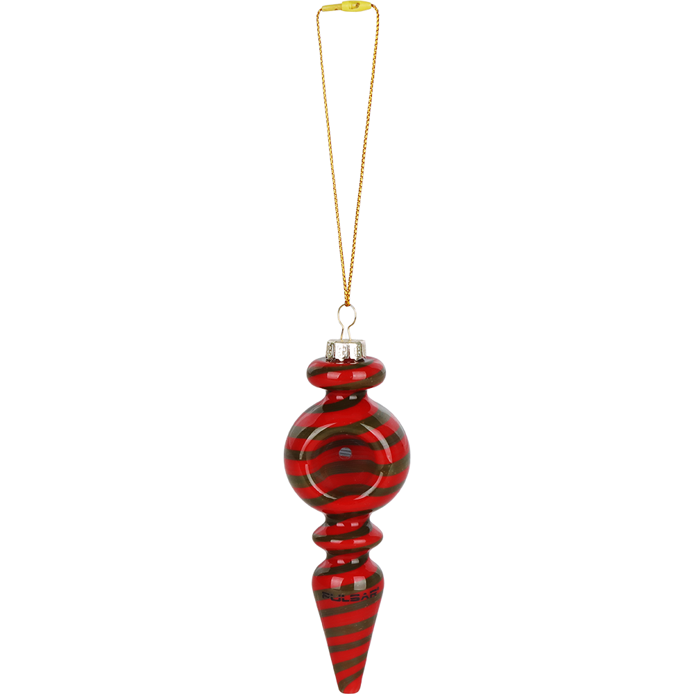Pulsar Hangable Ornament Hand Pipe | Red Green