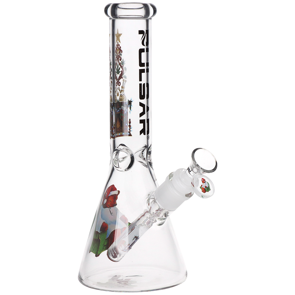 Pulsar Holiday Hibernation Beaker Bong | Front View