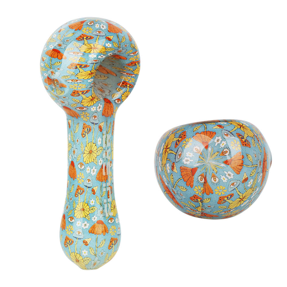 Pulsar Inside Print Spoon Pipe | Flower Vision
