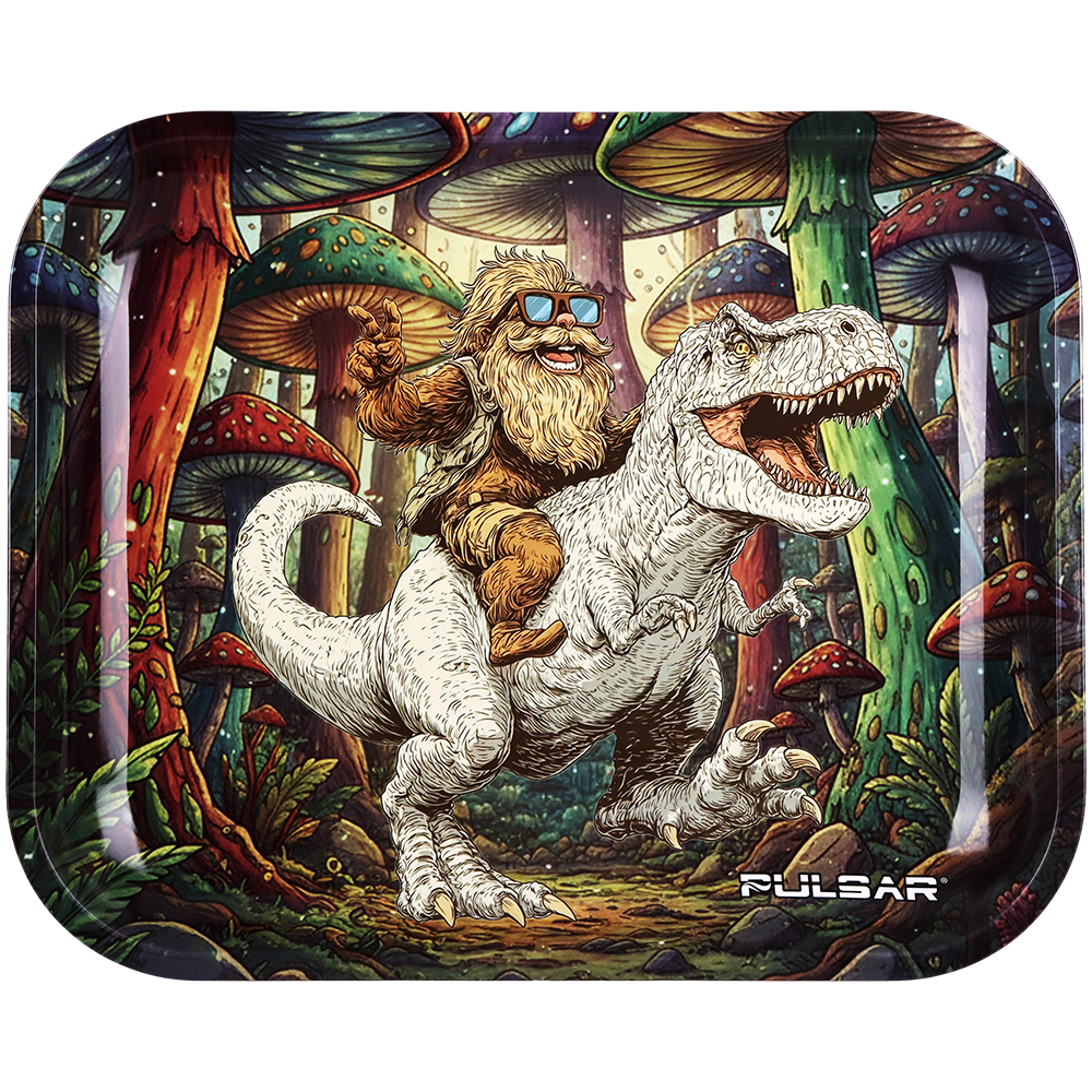 Pulsar Large Metal Rolling Tray | T-Rex Ride