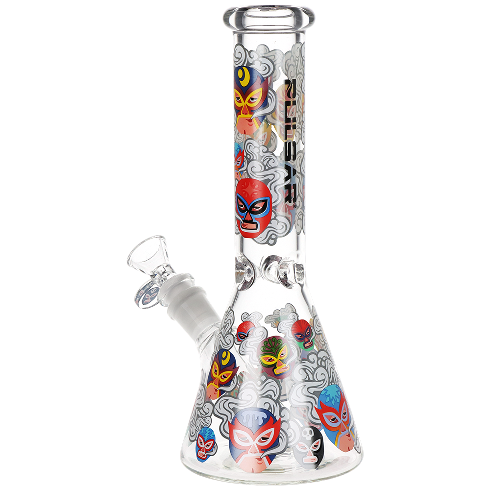 Pulsar Luchadors Beaker Bong | Back View