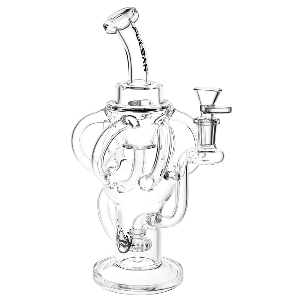 Pulsar Lucky 7 Arm Recycler Bong | Front View